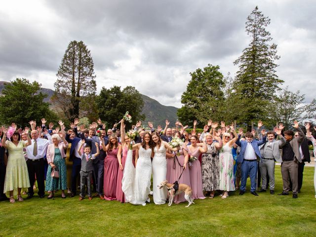 Leona and Amy's Wedding in Keswick, Cumbria 24