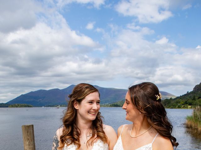 Leona and Amy's Wedding in Keswick, Cumbria 31