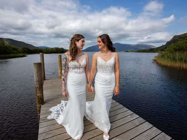 Leona and Amy's Wedding in Keswick, Cumbria 32