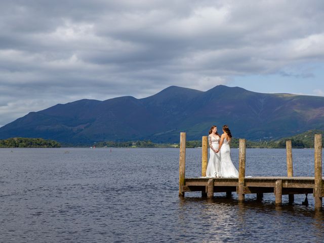 Leona and Amy's Wedding in Keswick, Cumbria 34