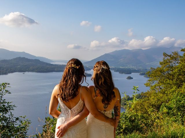 Leona and Amy's Wedding in Keswick, Cumbria 37