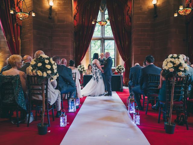 Chris and Stef&apos;s Wedding in Peckforton, Cheshire 19