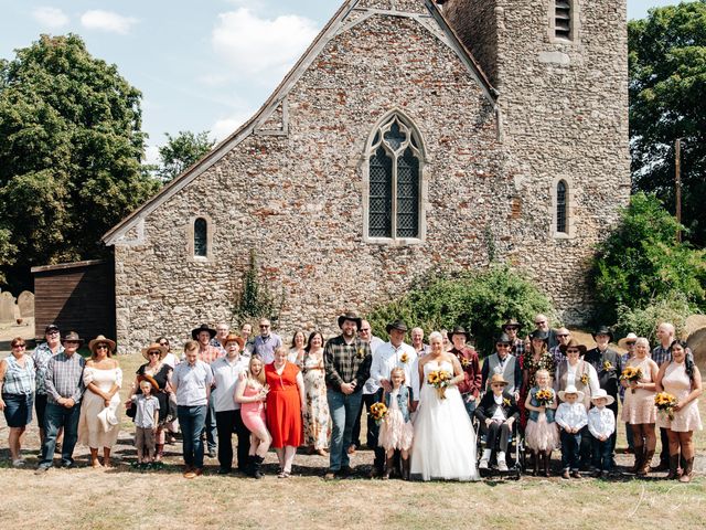 Abbie and Abbie&apos;s Wedding in Higham, Kent 11