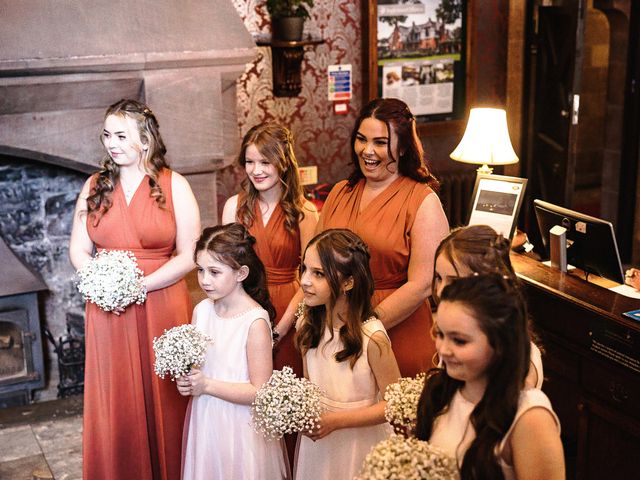 Zach and Charlotte&apos;s Wedding in Peckforton, Cheshire 13