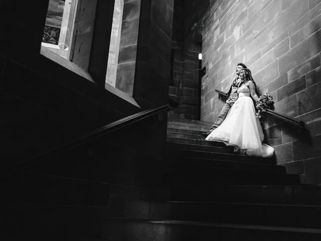 Zach and Charlotte&apos;s Wedding in Peckforton, Cheshire 41