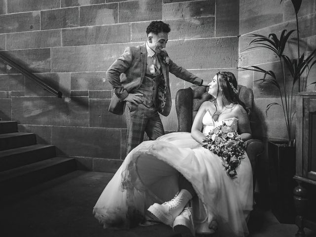 Zach and Charlotte&apos;s Wedding in Peckforton, Cheshire 44