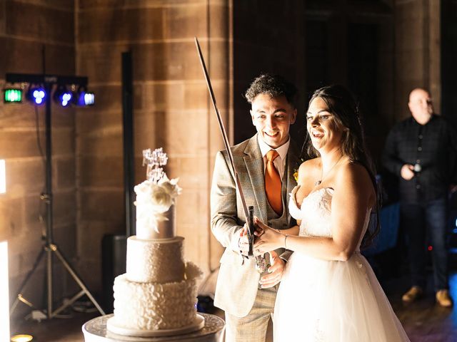 Zach and Charlotte&apos;s Wedding in Peckforton, Cheshire 48