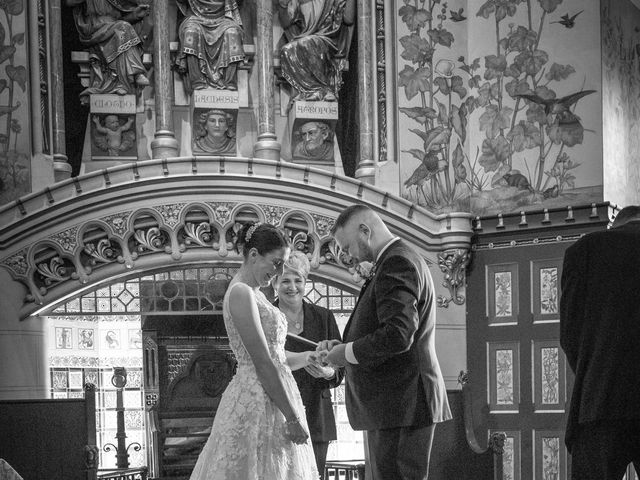 Hannah and Dave&apos;s Wedding in Castell Coch, Cardiff 12