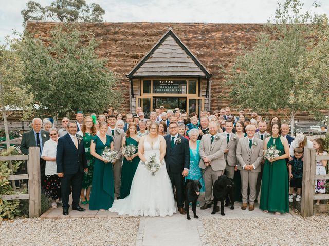 Ellie and Callum&apos;s Wedding in Silchester, Hampshire 65