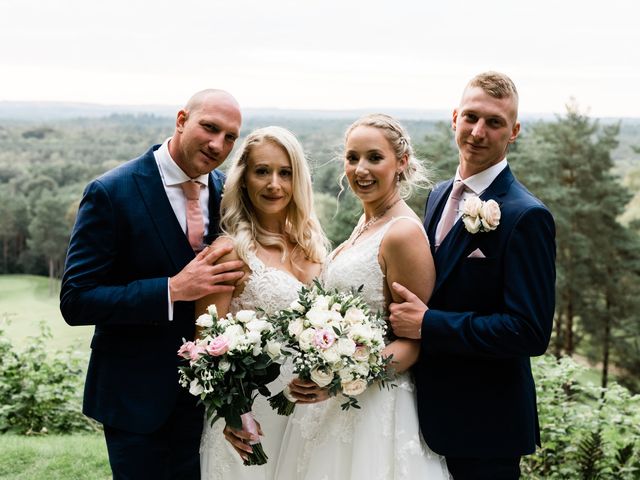 James and Claire&apos;s Wedding in Liphook, Hampshire 132