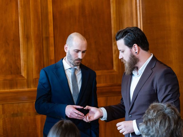David and Joe's Wedding in London - East, East London 31