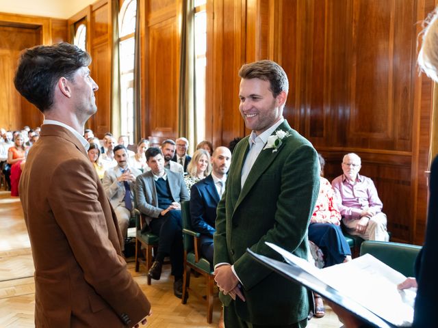 David and Joe's Wedding in London - East, East London 75