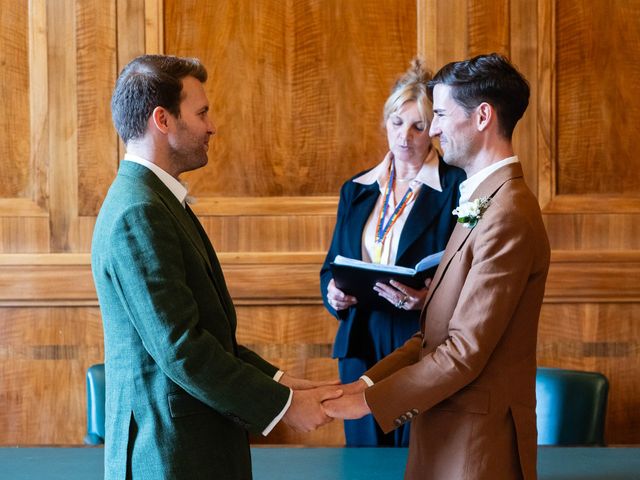 David and Joe's Wedding in London - East, East London 77
