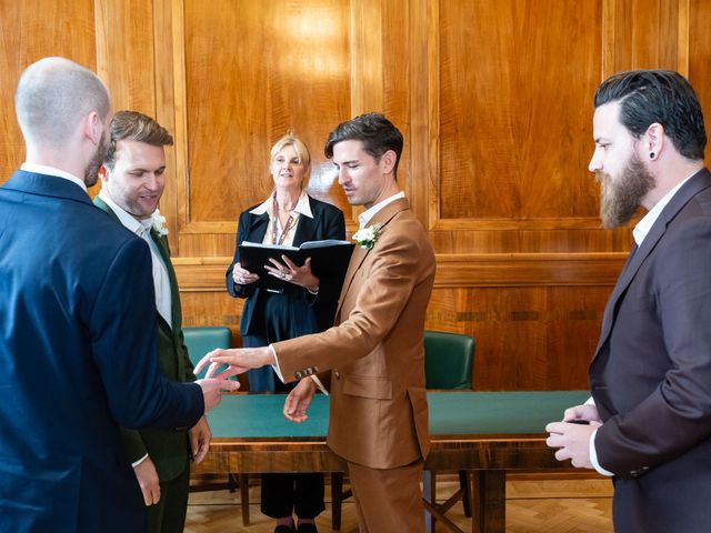 David and Joe's Wedding in London - East, East London 82