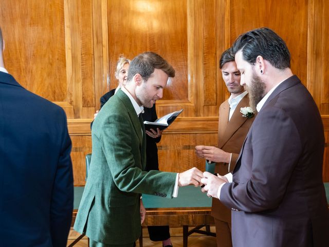 David and Joe's Wedding in London - East, East London 83
