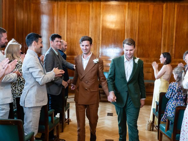 David and Joe's Wedding in London - East, East London 135