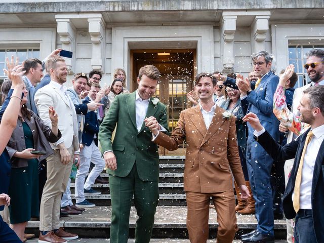 David and Joe's Wedding in London - East, East London 167