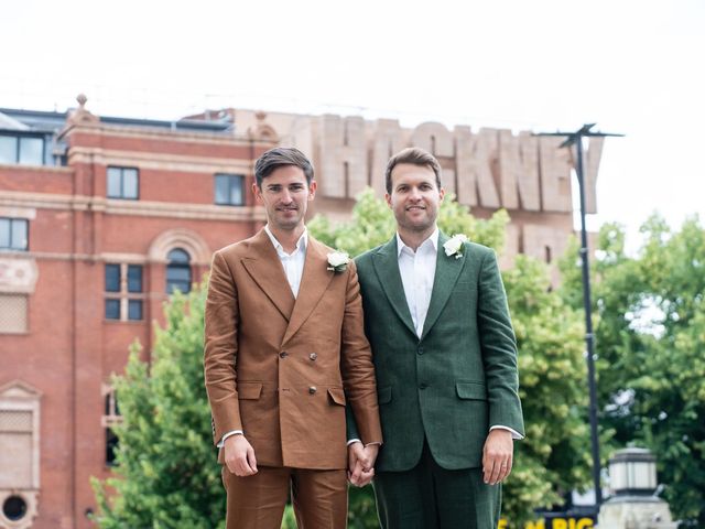 David and Joe's Wedding in London - East, East London 186