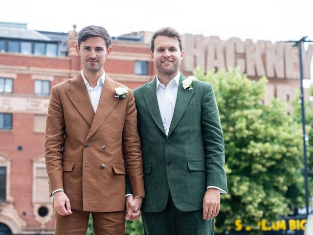 David and Joe's Wedding in London - East, East London 187