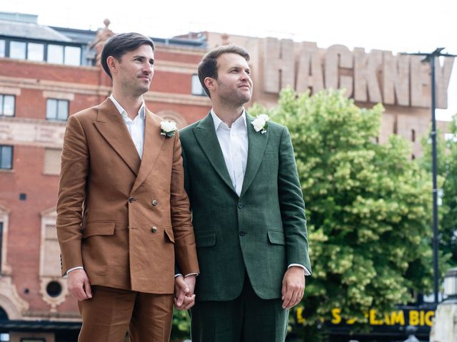 David and Joe's Wedding in London - East, East London 188