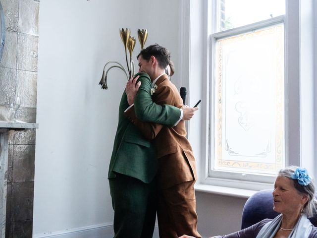 David and Joe's Wedding in London - East, East London 339