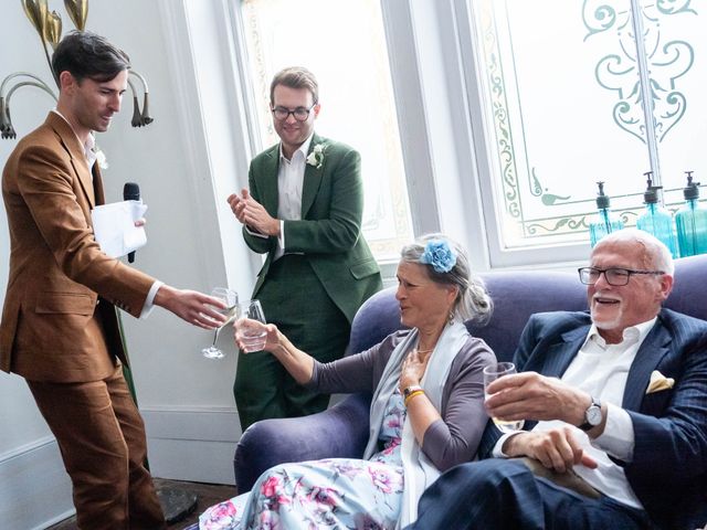 David and Joe's Wedding in London - East, East London 348