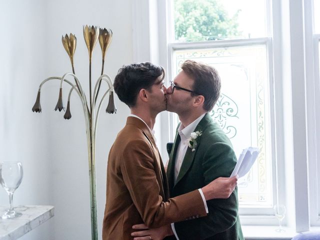 David and Joe's Wedding in London - East, East London 349