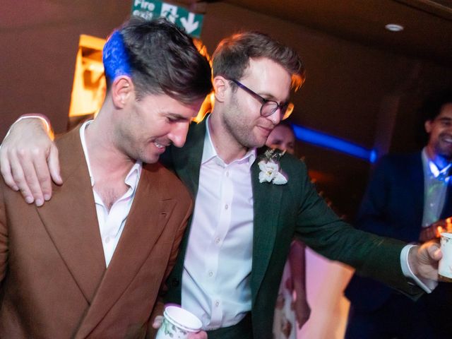 David and Joe's Wedding in London - East, East London 443