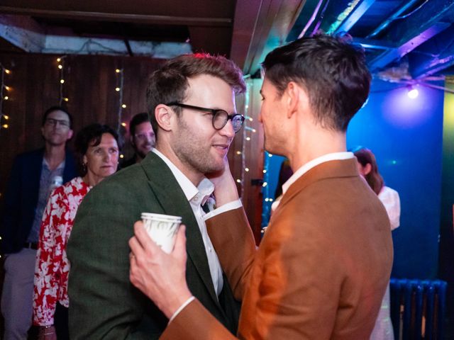 David and Joe's Wedding in London - East, East London 457