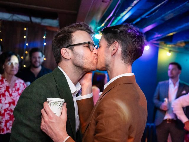 David and Joe's Wedding in London - East, East London 458
