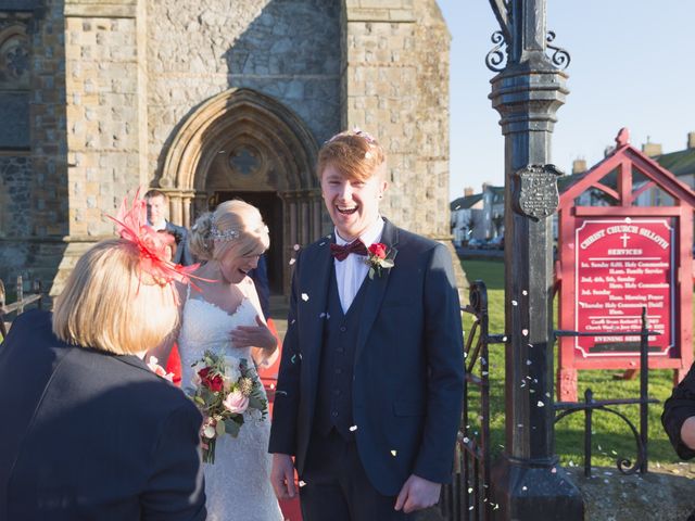 Francesca and Liam&apos;s Wedding in Silloth, Cumbria 11