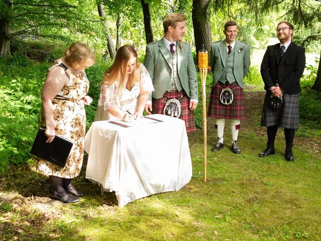 George and Emily&apos;s Wedding in Angus, Perthshire 34