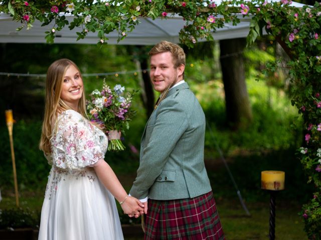 George and Emily&apos;s Wedding in Angus, Perthshire 36