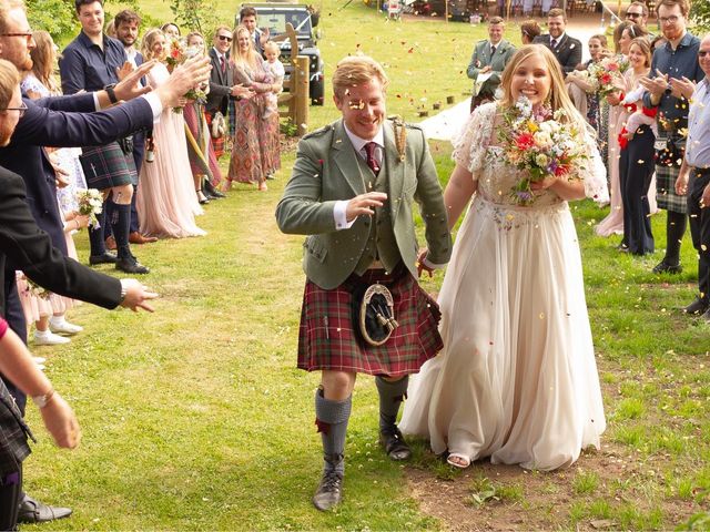 George and Emily&apos;s Wedding in Angus, Perthshire 37