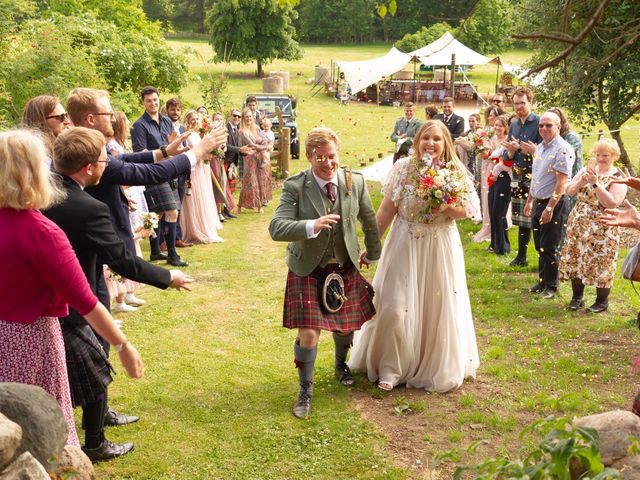 George and Emily&apos;s Wedding in Angus, Perthshire 38