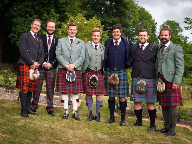 George and Emily&apos;s Wedding in Angus, Perthshire 43