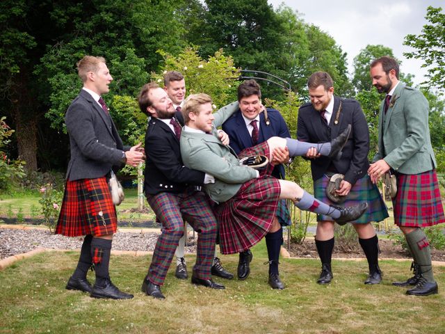 George and Emily&apos;s Wedding in Angus, Perthshire 44