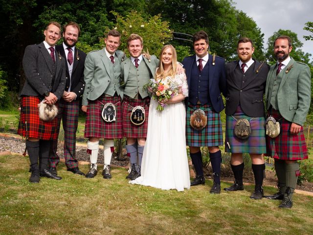 George and Emily&apos;s Wedding in Angus, Perthshire 45