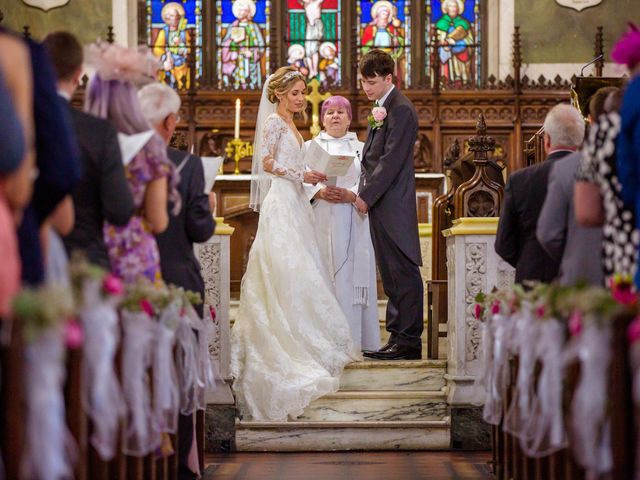 Faye and Alex&apos;s Wedding in Mottram St. Andrew, Cheshire 46