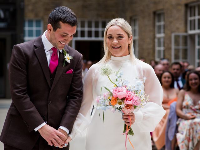 Josh and Daisy's Wedding in London - East, East London 17