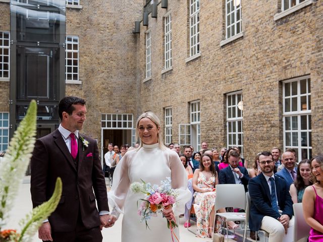 Josh and Daisy's Wedding in London - East, East London 18