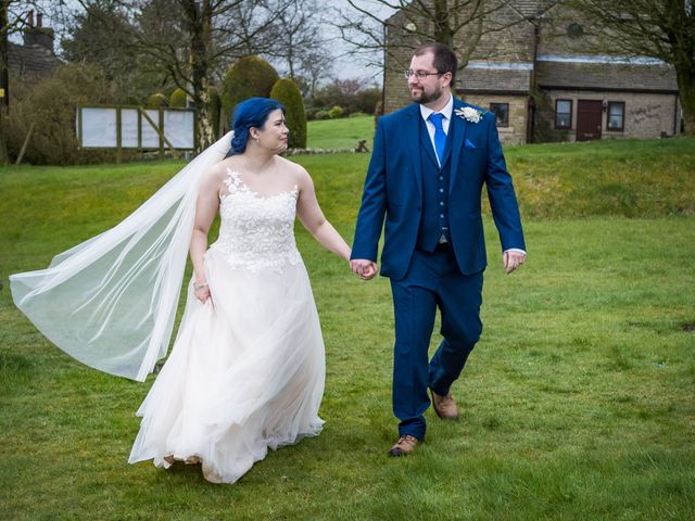 James and Marie&apos;s Wedding in Chesterfield, Derbyshire 34