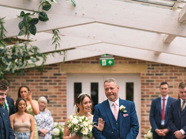 Oliver Bradshaw and Rebecca&apos;s Wedding in Consall, Staffordshire 6