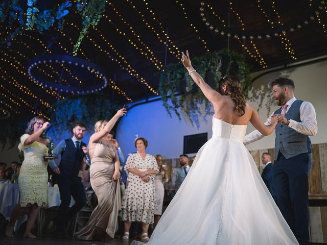 Oliver Bradshaw and Rebecca&apos;s Wedding in Consall, Staffordshire 20