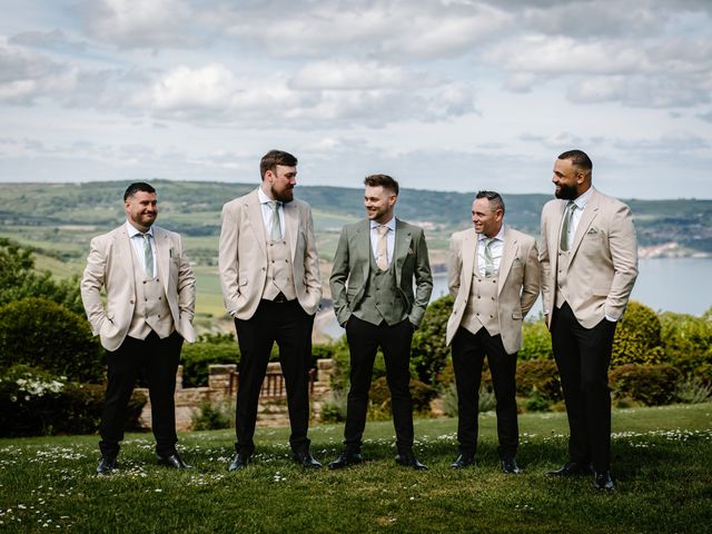 Jack and Ashleigh's Wedding in Ravenscar, North Yorkshire 7
