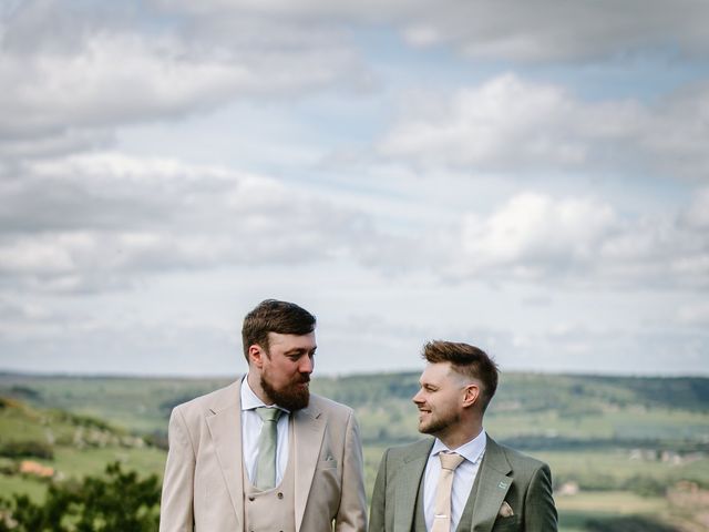 Jack and Ashleigh's Wedding in Ravenscar, North Yorkshire 8