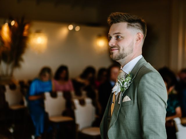 Jack and Ashleigh's Wedding in Ravenscar, North Yorkshire 18