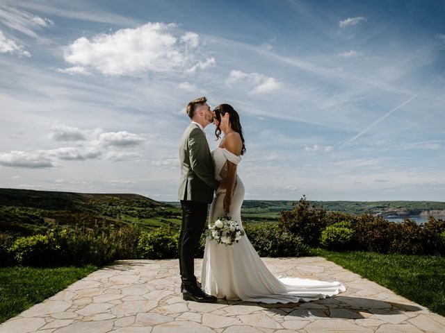 Jack and Ashleigh's Wedding in Ravenscar, North Yorkshire 1