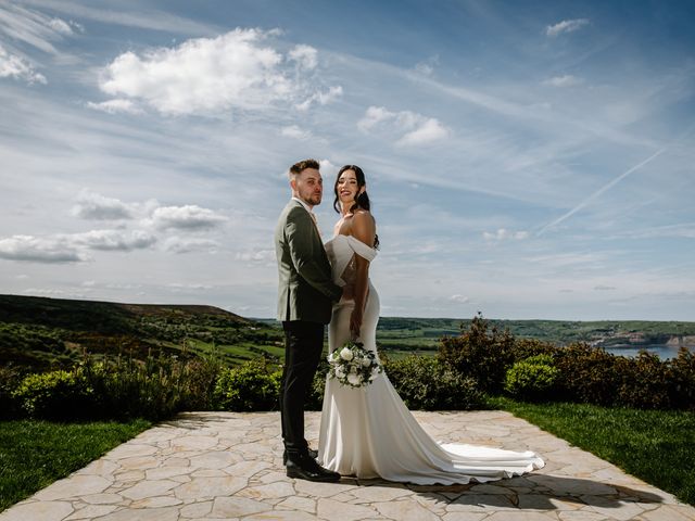 Jack and Ashleigh's Wedding in Ravenscar, North Yorkshire 34