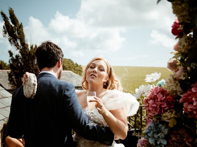 Rhys and Harriet&apos;s Wedding in Looe, Cornwall 14